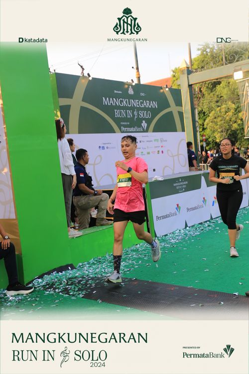 Race photo from Mangkunegaran Run 2024