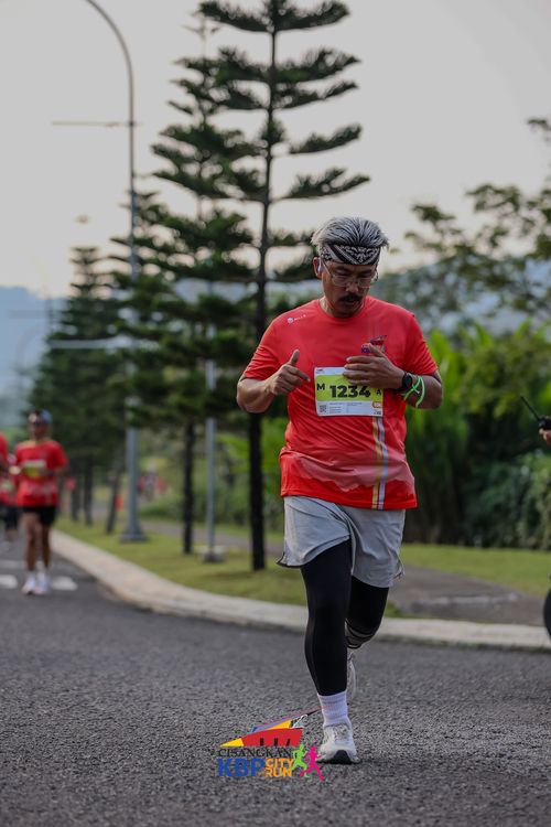 Race photo from CISANGKAN KBP CITY RUN 2025
