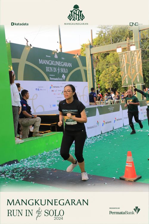 Race photo from Mangkunegaran Run 2024