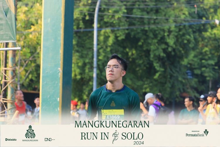 Race photo from Mangkunegaran Run 2024