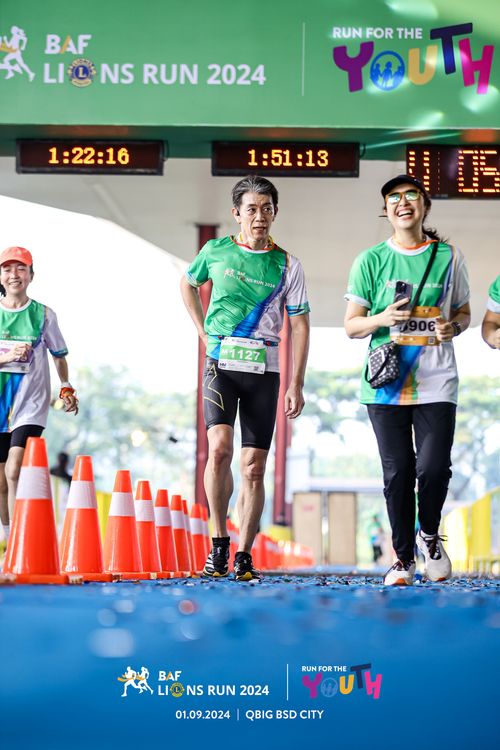 Race photo from BAF LIONS RUN 2024