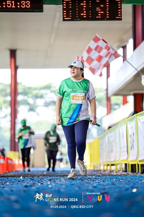 Race photo from BAF LIONS RUN 2024