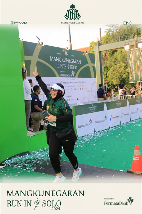 Race photo from Mangkunegaran Run 2024