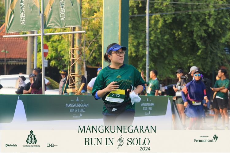 Race photo from Mangkunegaran Run 2024