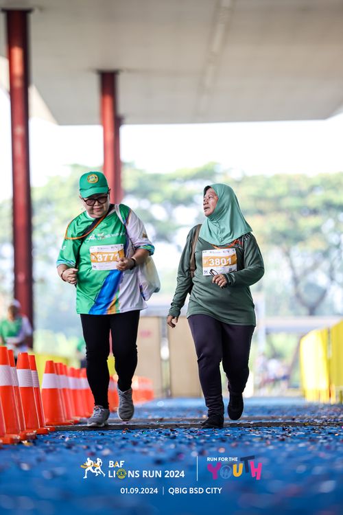 Race photo from BAF LIONS RUN 2024