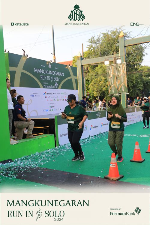 Race photo from Mangkunegaran Run 2024