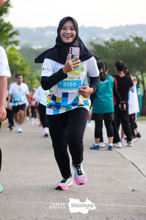 Race photo from Taman Budaya x BOGORUN 2025