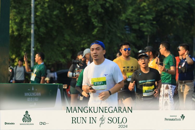 Race photo from Mangkunegaran Run 2024