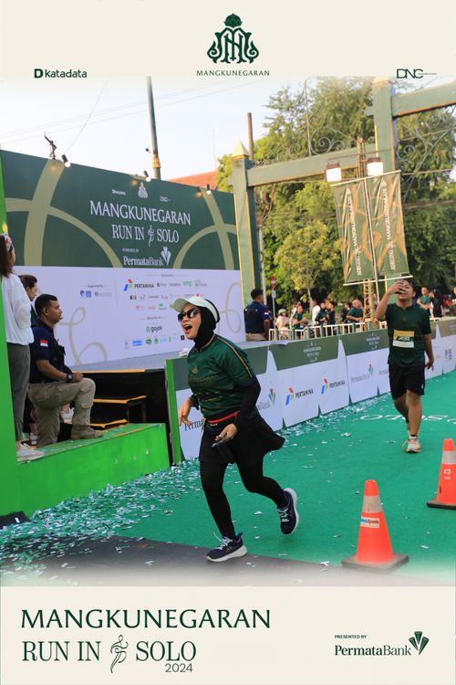 Race photo from Mangkunegaran Run 2024