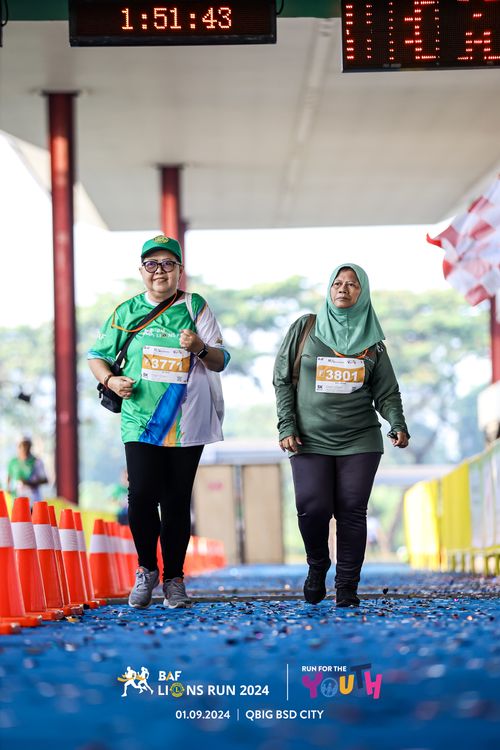 Race photo from BAF LIONS RUN 2024