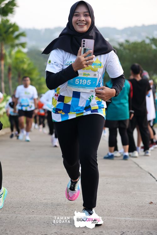 Race photo from Taman Budaya x BOGORUN 2025