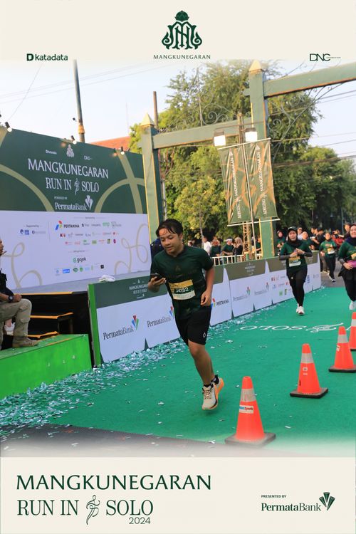Race photo from Mangkunegaran Run 2024