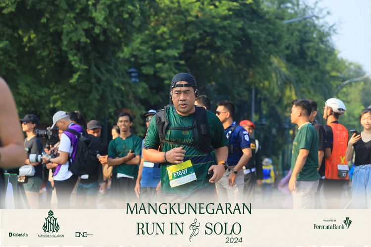 Race photo from Mangkunegaran Run 2024