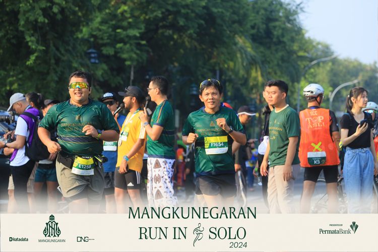 Race photo from Mangkunegaran Run 2024