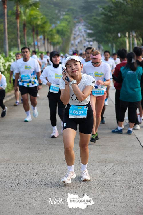 Race photo from Taman Budaya x BOGORUN 2025