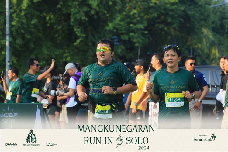 Race photo from Mangkunegaran Run 2024