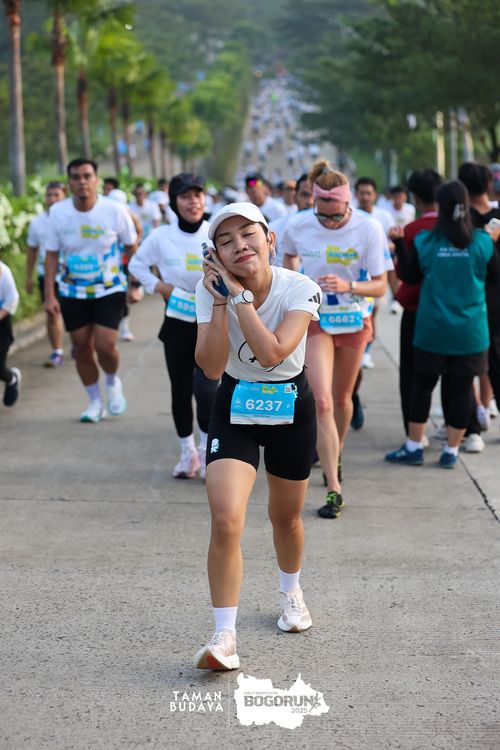 Race photo from Taman Budaya x BOGORUN 2025
