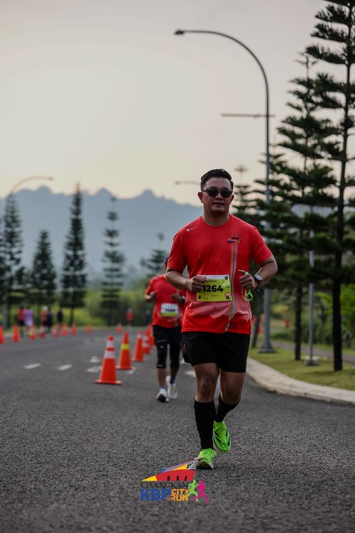 Race photo from CISANGKAN KBP CITY RUN 2025