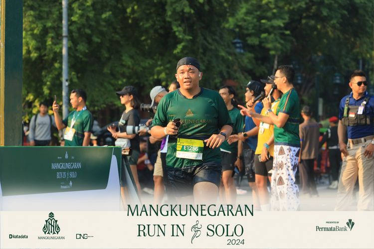 Race photo from Mangkunegaran Run 2024