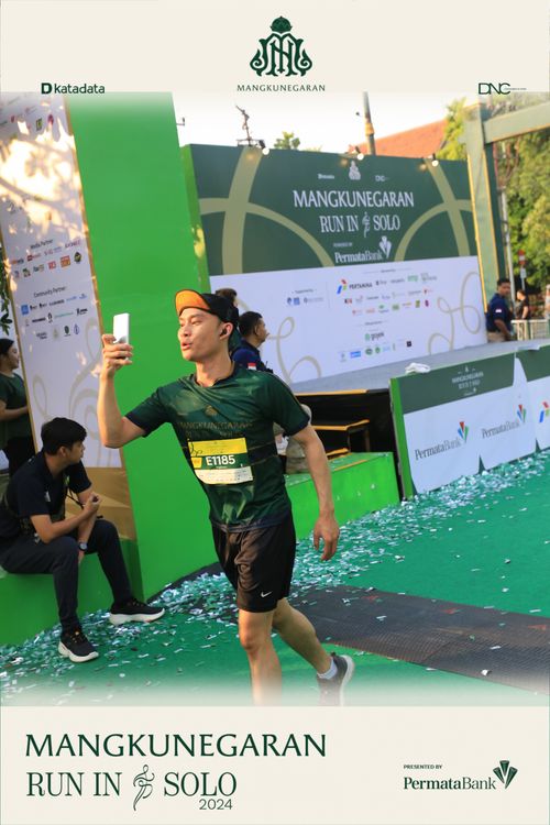 Race photo from Mangkunegaran Run 2024