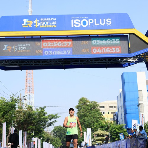 Race photo from SURABAYA ISOPLUS MARATHON 2026