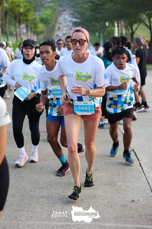Race photo from Taman Budaya x BOGORUN 2025