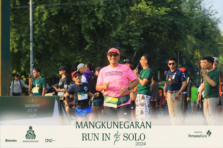 Race photo from Mangkunegaran Run 2024
