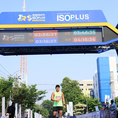 Race photo from SURABAYA ISOPLUS MARATHON 2026