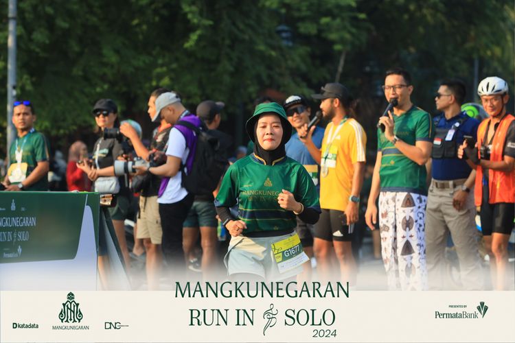 Race photo from Mangkunegaran Run 2024