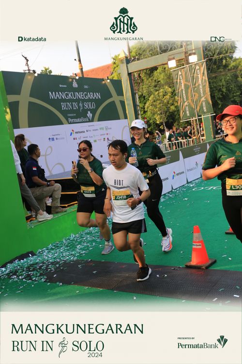 Race photo from Mangkunegaran Run 2024