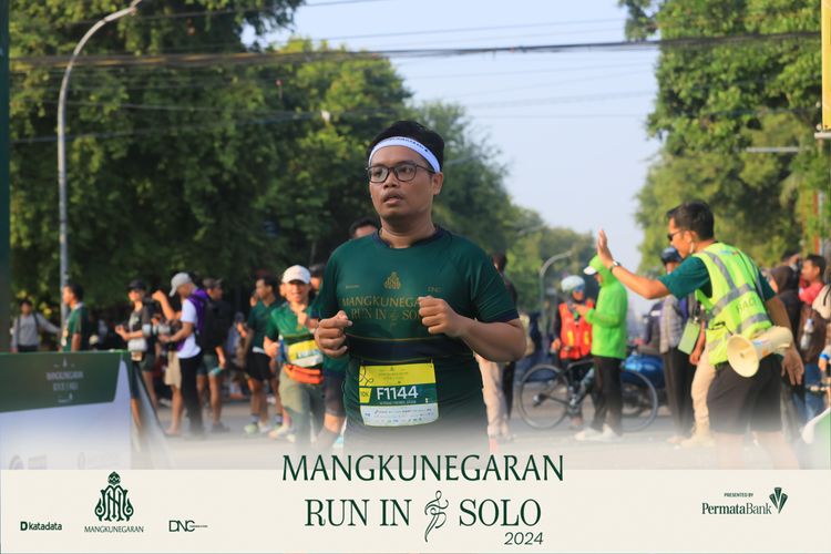 Race photo from Mangkunegaran Run 2024