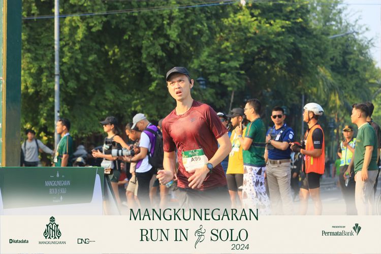 Race photo from Mangkunegaran Run 2024