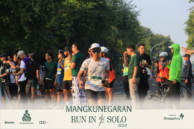Race photo from Mangkunegaran Run 2024