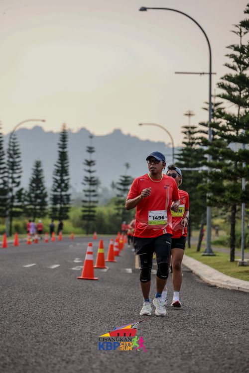 Race photo from CISANGKAN KBP CITY RUN 2025