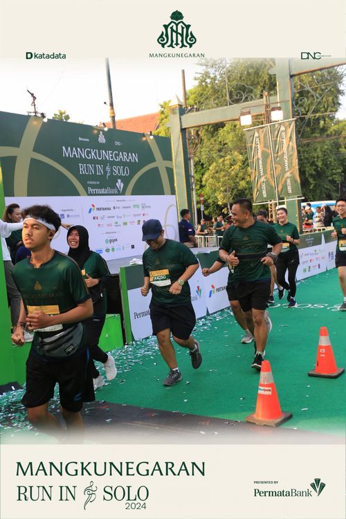 Race photo from Mangkunegaran Run 2024