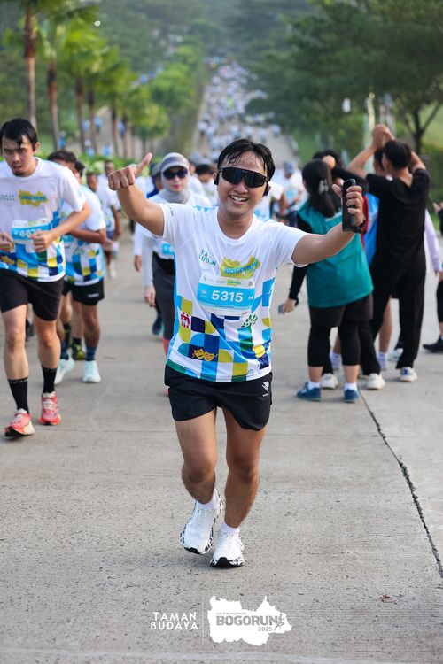 Race photo from Taman Budaya x BOGORUN 2025