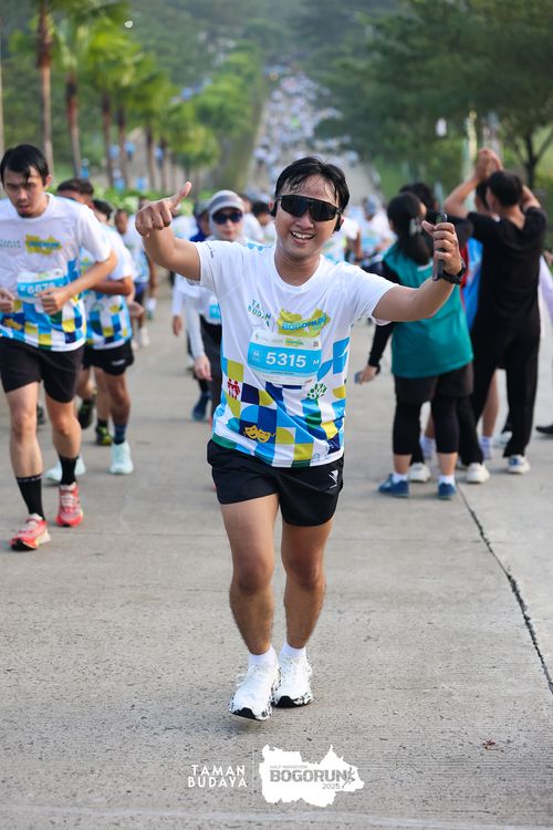 Race photo from Taman Budaya x BOGORUN 2025