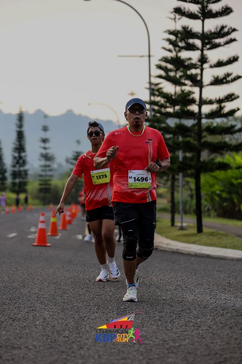 Race photo from CISANGKAN KBP CITY RUN 2025