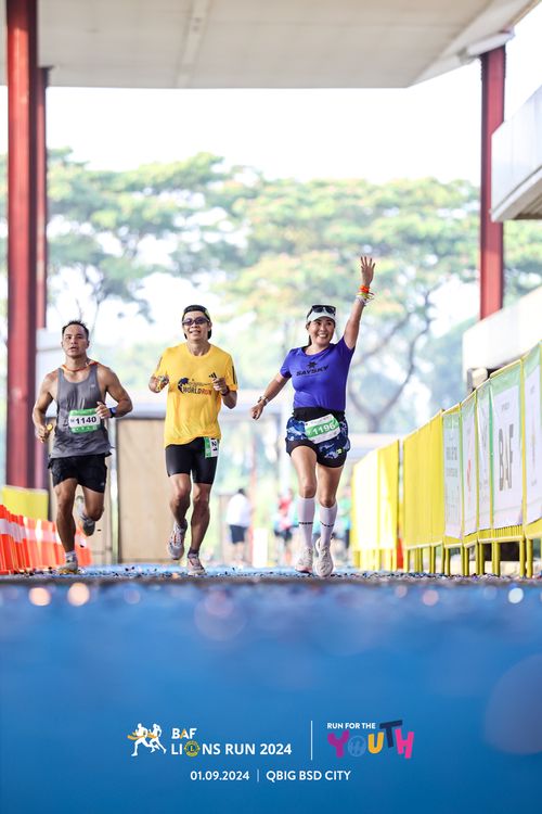Race photo from BAF LIONS RUN 2024