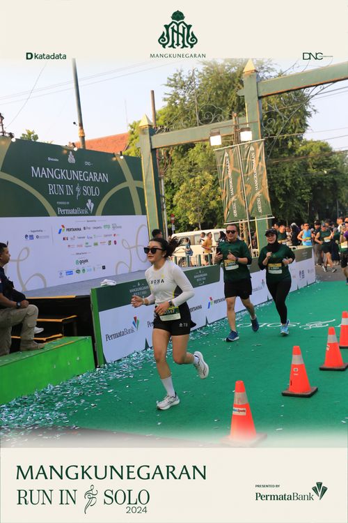 Race photo from Mangkunegaran Run 2024