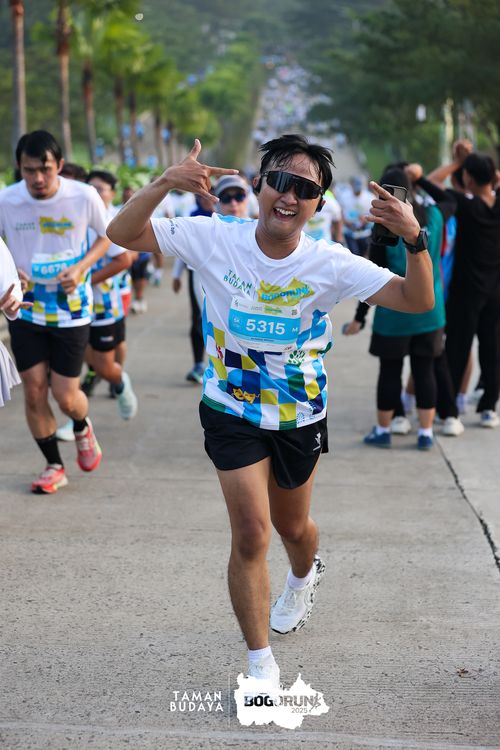 Race photo from Taman Budaya x BOGORUN 2025