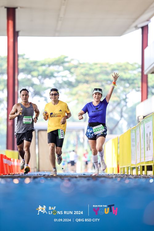 Race photo from BAF LIONS RUN 2024