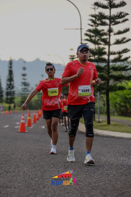 Race photo from CISANGKAN KBP CITY RUN 2025