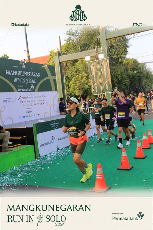 Race photo from Mangkunegaran Run 2024