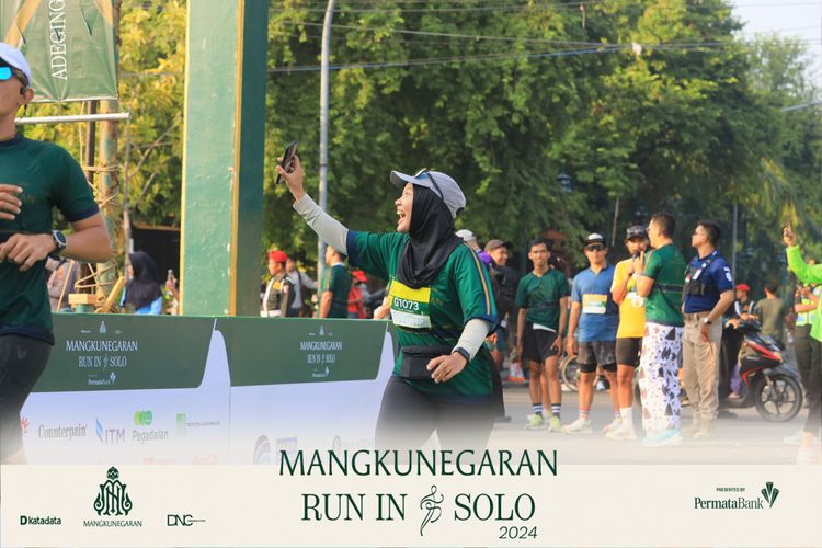 Race photo from Mangkunegaran Run 2024