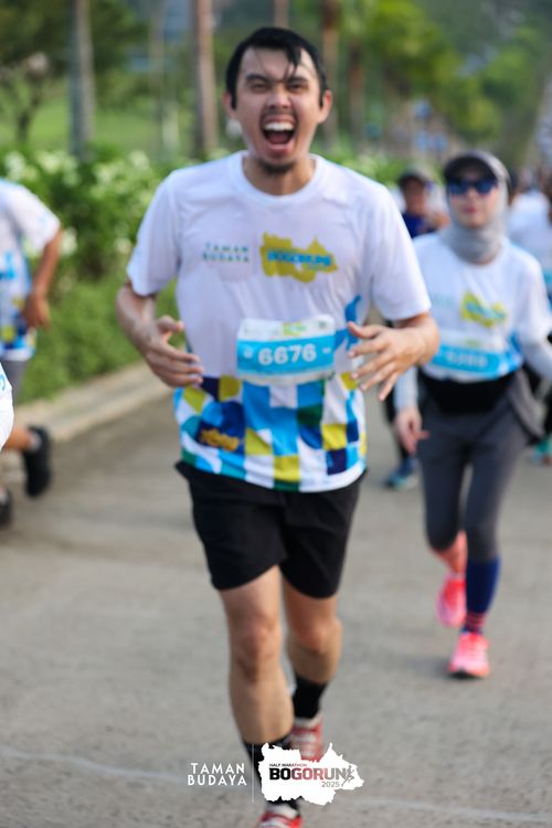 Race photo from Taman Budaya x BOGORUN 2025