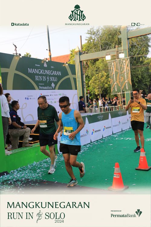 Race photo from Mangkunegaran Run 2024