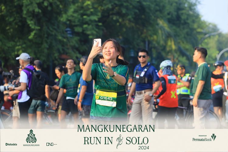 Race photo from Mangkunegaran Run 2024