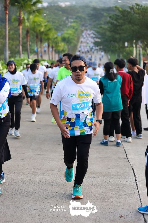 Race photo from Taman Budaya x BOGORUN 2025