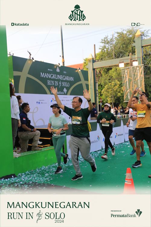 Race photo from Mangkunegaran Run 2024
